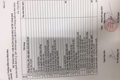 Quyết định về việc công bố công khai dự toán NSNN năm 2019