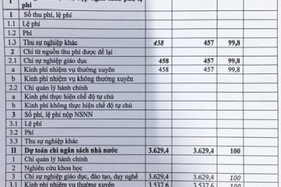 Quyết định công khai tài chính