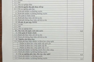 Quyết định về việc công bố công khai bổ sung ngân sách nhà nước năm 2025 của trường Mn Bích Đào